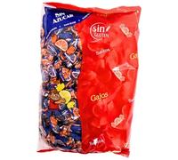 Gajos Ácidos de Naranja Sin Azúcar Originales - Sabor ácido a naranja - 100% Sin Azúcar - Sin Gluten - Bolsa de 1 KG - Caramelos Santos