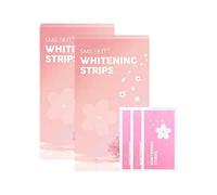 GAJUS 14 Pares de Tiras Blanqueadoras Dentales, Elimina Manchas Difíciles de Café y Aclara Dientes, Fácil Aplicación, Refresca el Aliento y Proporciona Comodidad, Efecto Láser