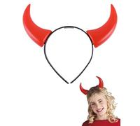 GAJUS 1pcs Diadema de Cuernos de Diablo con Orejas de Vampiro para fiestas de disfraces, Tocados para hombres, mujeres y niños, Halloween, Mardi Gras y Accesorios para el Cabello.
