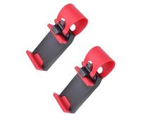 GAJUS 2 unidades soporte para móvil, soporte para móvil para coche, soporte para volante, soporte para manillar, soporte pinza, soporte para smartphone, volante coche, soporte para smartphone pinza