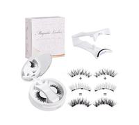 GAJUS Ciglia Finte Magnetiche Naturali e Riutilizzabili con Applicatore, Senza Colla Magnetica, Facile da Indossare e Rimuovere, Effetto Naturale e Comodo, Ideale per Tutti i Giorni