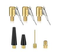 GAJUS Juego de adaptadores de válvula multifuncional: compatible con Bosch EasyPump, apto para neumáticos de coche, bicicletas, pelotas y equipos deportivos