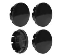 GAJUS Tapacubos Universales + Core Wheel Hub Cover, ABS Negro Resistente, Protección Antipolvo y Antioxidante, Apto para Vehículos Generales con OD 56 mm ID 51 mm
