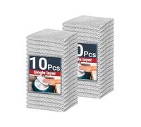 GAJUS Trapos de Limpieza de Lana de Acero Inoxidable, Paños de Cocina Lavables y Esponjas Absorbentes para Limpieza de Cocina, Toallas de Cocina Reutilizables y Eficientes