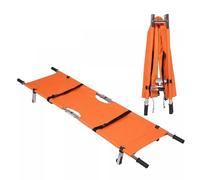 GAJUST Camilla Plegable para Ambulancia Medica, Camilla Médica Portátil, Camilla Plegable De Rescate De Emergencia, Camilla Multifuncional De Rescate Y Transporte De Pacientes (Orange A)