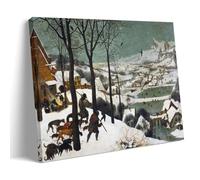 GAJUST Póster Hunters In The Snow Hunters in The Snow pintado por Pieter Bruegel The Elder en 1565, póster artístico en lienzo; marco; 16 x 24 pulgadas (40 x 60 cm)