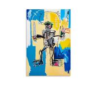 GAJUYL Jean-Michel Basquiat Póster Warrior Graffiti Art Series Poster Street Art Impresión Lienzo Pintura Decorativa; Sin Marco; 20 x 30 pulgadas (50 x 75 cm)