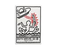 GAJUYL Keith Haring - Póster de arte pop de Keith Haring 83 para pared, lienzo impreso, decoración del hogar, sin marco, 40 x 60 cm
