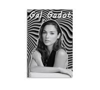 Gal GadotArt - Pintura decorativa impermeable y resistente a las manchas, sala de estar, estudio, cafetería, pintura de pared, instalación gratuita, fácil de limpiar, opción de regalo preferida