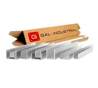GAL-INDUSTRIAL Perfil U de Aluminio 25x25x25x3 mm 120 cm Perfil Aluminio PA38 Canal en U Cortado a Medida