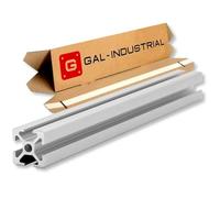 Gal Industrial Perfilado de aluminio 20x20 mm | Perfil de 30 cm en aluminio de construcción tipo R | Ranura 5 | Compatible con AlClipTec para Bosch Item - corte a medida