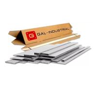 GAL - INDUSTRIAL Pletina Aluminio EN AW-6060 | 20 x 5 mm | Longitud 150 cm, Corte a Medida | Barra Plana de Aluminio | Perfil Pletina para Construcción y Carpintería Metálica
