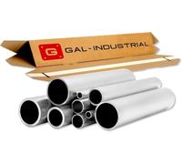 GAL - INDUSTRIAL Tubo de Aluminio 40 x 1 mm Longitud 30 cm | Perfil Redondo de Aluminio EN6060 | Ø 40 mm Espesor 1 mm