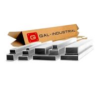 GAL-INDUSTRIAL Tubo Rectangular de Aluminio 30 x 20 x 2mm Longitud 80 cm Perfil Cuadrado Cortado a Medida