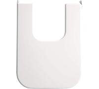 Gala Emma Square - Tapa Bidé - Forma Cuadrada - Incluye Kit Fijación - Bisagras Acero Inoxidable - Fácil Limpieza - Color Blanco Brillo