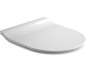 GALA G5166501 Tapa y Asiento Slim Fijo Amortiguado Colección Emma, Acabado Blanco (Ref 51665), Urea, 37.8 x 4.8 x 45.5 cm