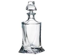 Gala&K | Botella de cristal | Decantador | Para whisky o licor | Colección QUADRO | 11,9x11,9x27,6 cm.