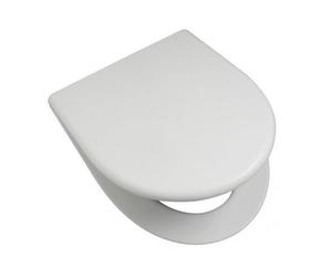 Gala Marina - Tapa y Asiento Fijo con Caída Libre para Inodoro Marina posterior a 2007 - Incluye Kit Fijación - Bisagras Acero Inoxidable - Fácil Limpieza - Color Blanco - Modelo:G5142301