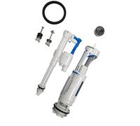 Gala Mecanismos - Mecanismo Completo de Doble Pulsador con Alimentación Inferior, Descarga Regulable, Solución Eficiente y Versátil para Inodoros - Garantía de 3 Años