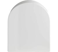 Gala Nexo - Tapa y Asiento Fijo Inodoro - Forma Ovalada - Incluye Kit Fijación - Bisagras Acero Inoxidable - Fácil Limpieza - Color Blanco