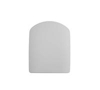 Gala Smart New- Asiento Fijo para el Inodoro, Incluye Kit de Fijación y Bisagras de Acero Inoxidable, Color Blanco, Medidas 37 x 5 x 45 cm - Modelo G5161701