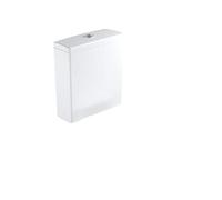 Gala Tanque de doble pulsador 4,5 y 3 litros de alimentación lateral, colección Street Square, 35,5 x 13,7 x 39,5 centímetros, color blanco (referencia: 558001)