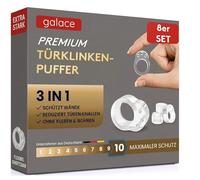 galace Tope para puerta autoadhesivo Parent (Transparente O-Ring, 8 unidades)