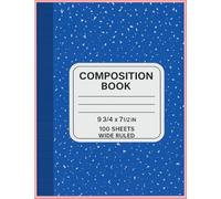 Galactic AI Composition Notebook - Wide Ruled, 100 Sheets, 7.5 x 9.75 in: 100 Sheets | Classic Notebook for School, Work, or Journaling