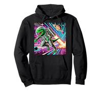 Galactic Dino Explorer irrumpió en el Cosmos Sudadera con Capucha