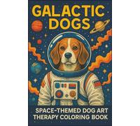 Galactic Dogs Space Themed Dog Art Therapy Coloring Book