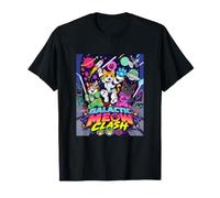 Galactic Funny Clash Space Cats Illustration Graphic Cartoon Camiseta