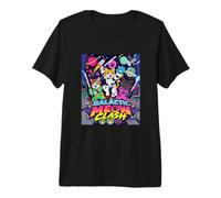 Galactic Funny Clash Space Cats Illustration Graphic Cartoon Camiseta Premium