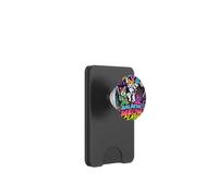 Galactic Funny Clash Space Cats Illustration Graphic Cartoon PopSockets PopWallet para MagSafe