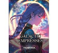 Galactical Empresses Coloring Book: 55 Planetary Goddesses to Color, Name & Choose Her Power | Stress Relief and Creativity for Adults & Teens with Guided Pages for Mood, Date, Name & Power