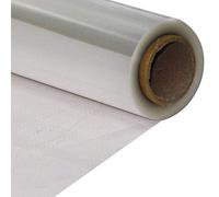Galacticblum S.L Rollo de Papel de celofán Papel Transparente Liso,35 micras 80 cm. x 50 cm, Bobina de plástico de Polipropileno, Envoltura para Flores, canastas, floristas.