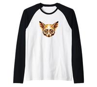 Galago Bebé Arbusto Galagos Monos Lindo Galago Camiseta Manga Raglan