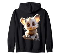Galago Bebé Arbusto Galagos Monos Lindo Galago Sudadera con Capucha