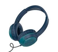 Galakto Auriculares Infantiles de Color Azul Oscuro para casa, Viajes o Viajes, Volumen Adecuado para niños, Sonido excelente y Cable Textil Resistente, Accesorios