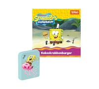 Galakto Fichas de Audio: Bob Esponja - Coco Crabbenburger & 2 episodios más, Juego de Audio para niños a Partir de 6 años, Tiempo de Juego Aprox. 47 Minutos
