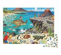 Galapagos Islands Wildlife Whirlwind Puzzle De Madera Impermeable Puzzles De 1000 Piezas para Adultos Imposible Rompecabezas Juegos Desafiantes