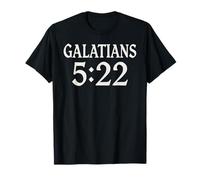 Gálatas 5:22 Versículo de la Biblia Cristiano Fruto del Espírit Camiseta