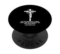 Gálatas 6 14 Pero Dios no quiera Que yo glorifique la Cruz PopSockets PopGrip Adhesivo
