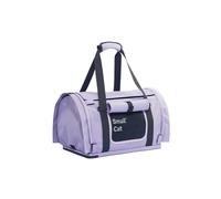 Galatée Bolsa De Transporte para Gatos, Bolsa De Viaje para Mascotas, Bolsa Plegable para Perros Aprobada por Aerolíneas, Bolsa para Gatos con Ventana De Malla, para Caminar Al Aire Libre(Morado)