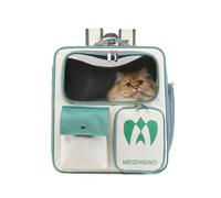 Galatée Bolsa De Viaje para Perros, Ecológica y Duradera, Plegable, con Ventana Transparente De Gran Capacidad, Cochecito para Mascotas(Blanco Roto, Sin Asa)