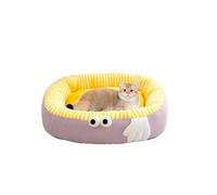 Galatée Cama para Gatos, Cama Suave y Duradera para Mascotas, Cama De Lujo Lavable para Gatos y Perros, Camas Cálidas para Gatos De Interior, Cama Acolchada para Perros y Gatos(XXL, Morado)