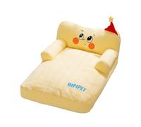 Galatée Cama para Mascotas Rellena De Algodón PP, Antideslizante, Suave y Que No Se Deforma, Espaciosa, Totalmente Desmontable y Lavable（M, Amarillo）
