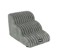 Galatée Escalera Antideslizante para Mascotas （Gris, 3 Pasos）