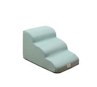 Galatée Escalera para Mascotas, Desmontable y Lavable, Antideslizante, con Esponja De Alta Densidad, Moldeada En Una Sola Pieza, No Se Deforma, Apta para Gatos y Perros(Cian,Tres Plantas)