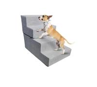 Galatée Escaleras para Mascotas, Rampa Antideslizante para Perros y Gatos Pequeños, Escaleras para Camas Altas y Sofás, Funda Lavable Extraíble (4 Pasos)