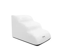 Galatée Escaleras para Perros, Escaleras Suaves para Mascotas con Cubierta Lavable y con Cremallera, Escalones De Rampa para Perros Fáciles De Escalar, Rampas para Perros para Sofá Cama(Blanco)